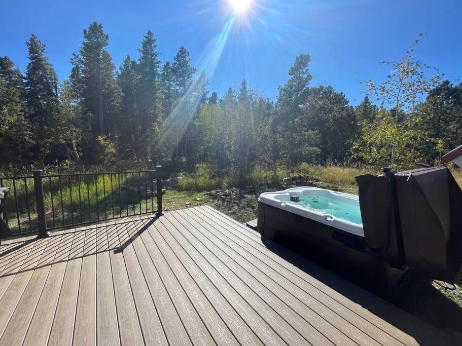 Little Gem Lodge Unique Mtn A-Frame W Hot Tub Black Hawk Bagian luar foto